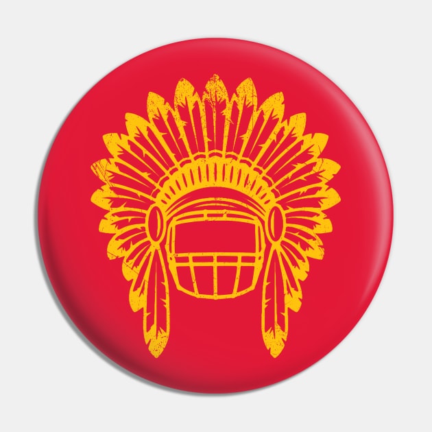 Chiefs Headdress - Red 1 Pin by KFig21