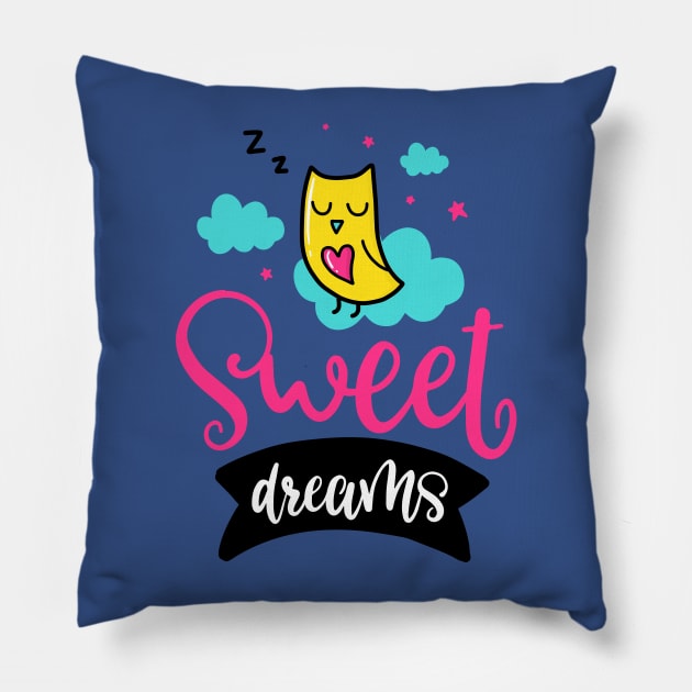 Sweet dreams Pillow by ByVili