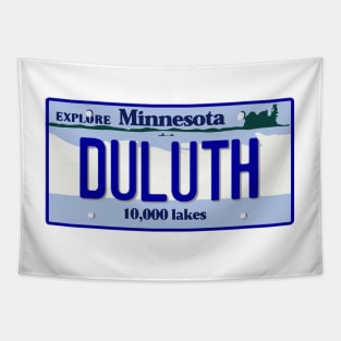 Duluth License Plate Tapestry