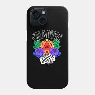 Chaotic Queer | D&D Pride Alignment Phone Case