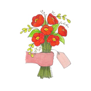 For You (Bouquet of Poppies) T-Shirt