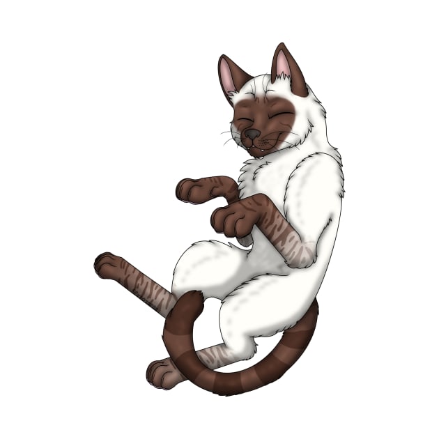 Chocolate Lynx Point Shorthair by spyroid101