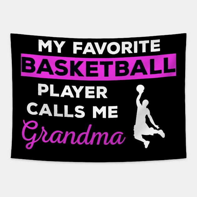 Basketball Grandma Tapestry by mikevdv2001