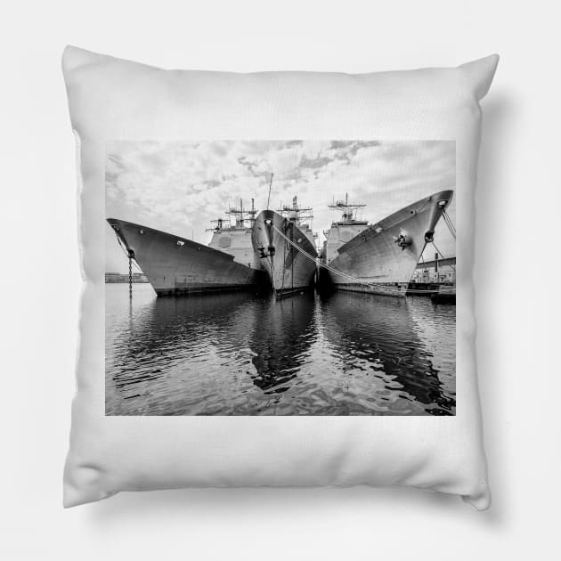 Rusty Destroyers Pillow by fparisi753