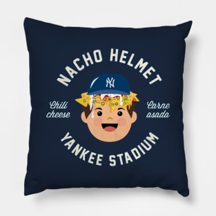 Yankees Helmet Nachos by Buck Tee Pillow