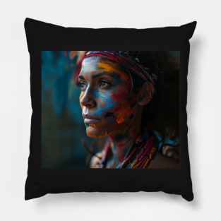 Copy of American Indian, Portraits 003 Pillow