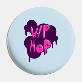 Pink Hip Hop Graffiti Pin