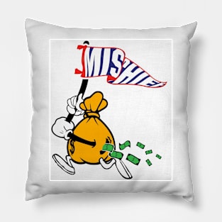 money bag chase Pillow