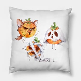 Halloween Pumpkins Costumes Pillow