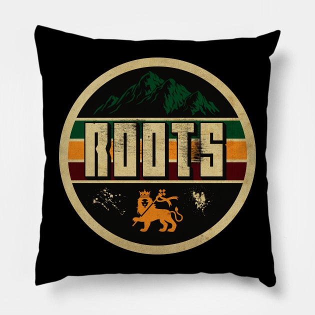 Rastafari Roots Pillow by CTShirts