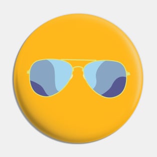 Minimalist Sun Glasses Pin