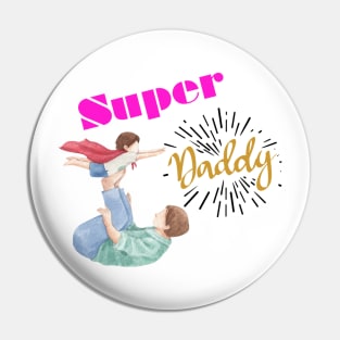 Super Dad themed design Pin