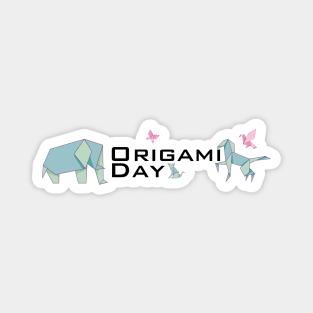 Origami Day Magnet