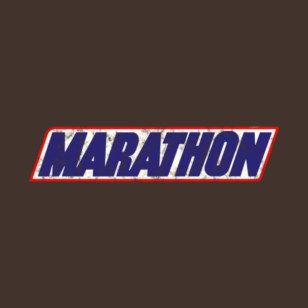 Marathon Vintage Chocolate Bar Logo by StebopDesigns