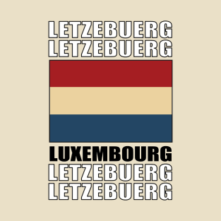 Flag of Luxembourg T-Shirt