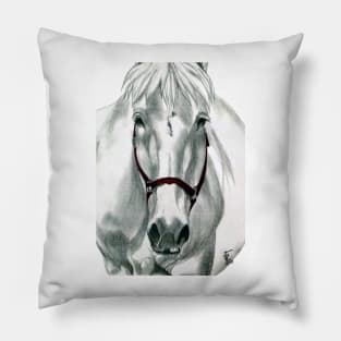 White horse Pillow