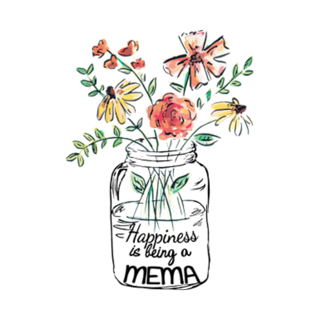 Discover Happiness Is Being A Mema T-Shirt