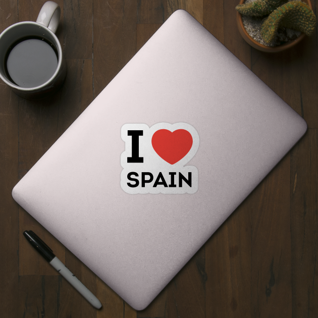 I LOVE SPAIN - Spain - Sticker | TeePublic I LOVE SPAIN - Spain - Sticker | TeePublic