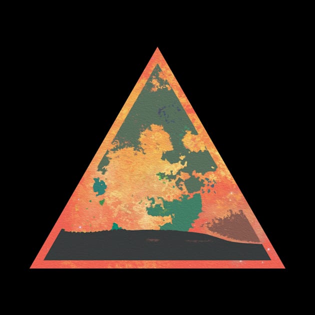 Colorful Abstract Triangle by LunaticStreetwear