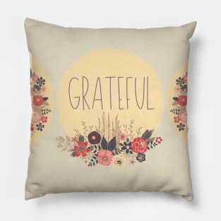 Grateful Moon Pillow