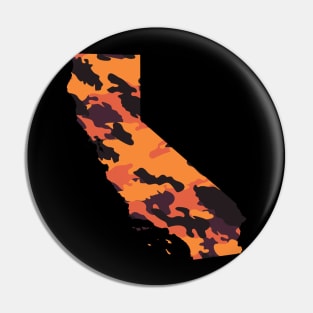 California Hunting Camo Pin