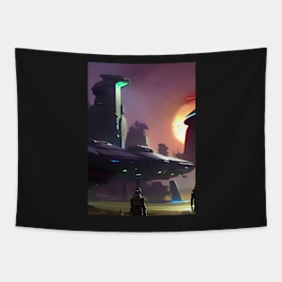 SPACE SUPER HIGHWAY Tapestry