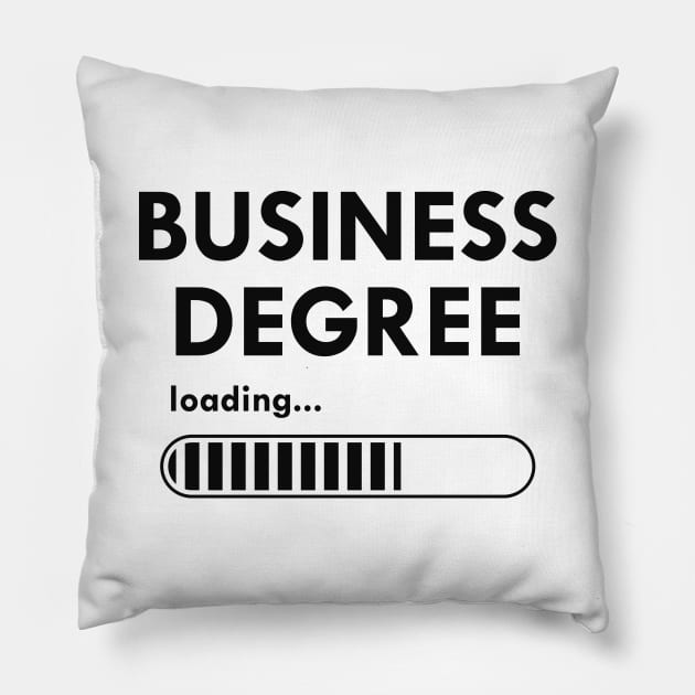 Business degree loading Pillow by KC Happy Shop