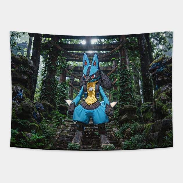 Aura Fighting-Steel type Tapestry by CodigoCero