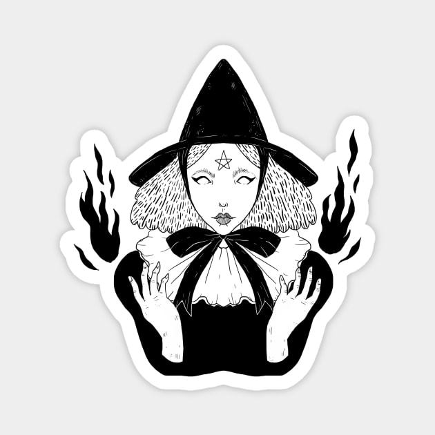 Salem Witch Magnet by CRUCIFIXVI