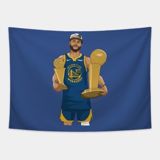 Steph Curry Championship Tapestry