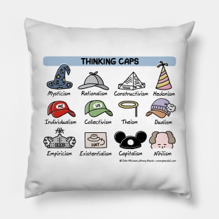 thinking caps Pillow