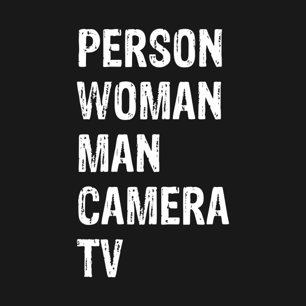 Person Woman Man Camera Tv Trump Cognitive Test Great Memory 2 by igybcrew