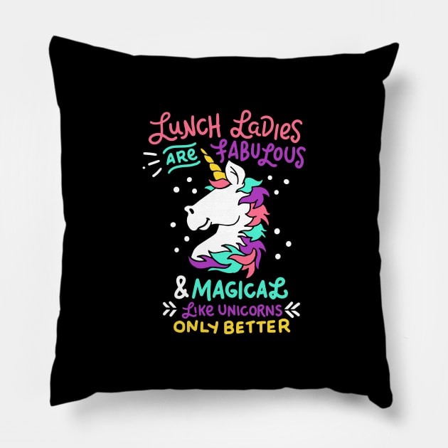 Lunch Lady T-Shirts I cafeteria school canteen Pillow by biNutz