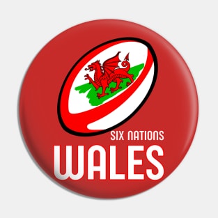 Wales Rugby Six Nations Pin