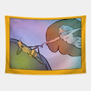 The divine bee Tapestry