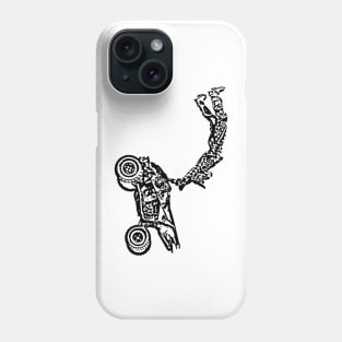 ATV Quad Bike Freestyle Sketch Art Phone Case