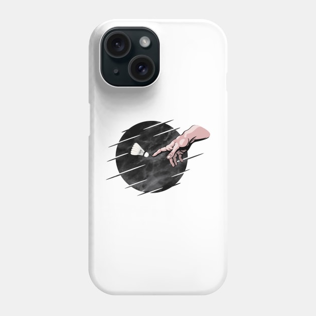 Badminton is a divine creation ! - Black Design Phone Case by Manikool