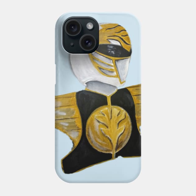 The White Ranger Phone Case by ArtofJesseCobb