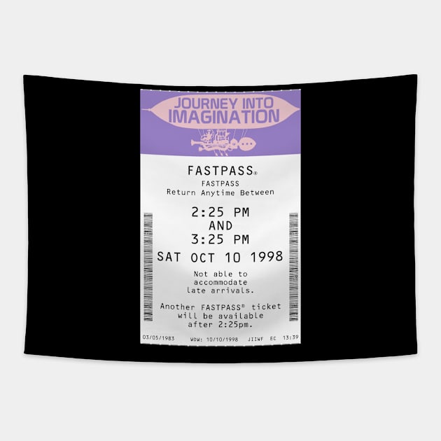 Journey Into Imagination Fastpass Tapestry by Florida Project