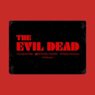 The Evil Dead VHS Label T-Shirt