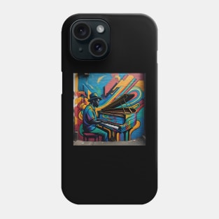 Musician playing piano Phone Case