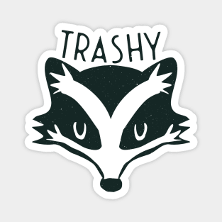 Trashy Raccoon Magnet