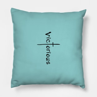 Victorious Cross Pillow