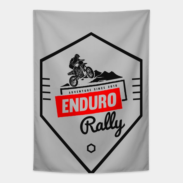 Motivation Quotes - Enduro rally Tapestry by GreekTavern