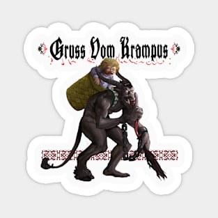 Gruss Vom Krampus Magnet