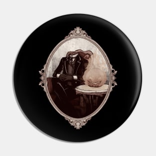 Victorian Headless Horseman Pin