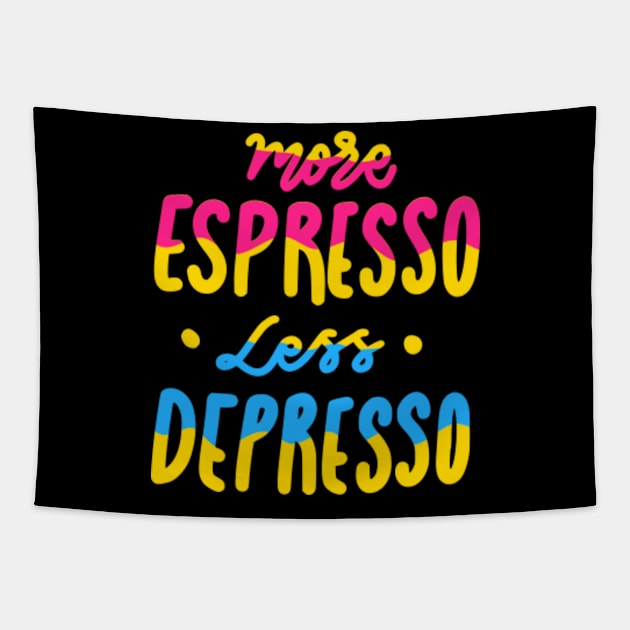 More-Espresso-Less-Depresso Tapestry by Alexa