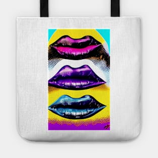 Popart Popculture Lips Tote