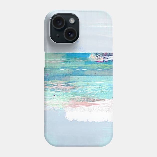 Ocean Waves Abstraction Phone Case by Urban_Vintage