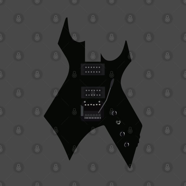 Black Guitar by Squid's Store